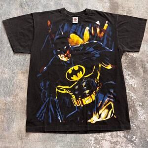 Vintage 90s Batman Ressureccion T Shirt. Mexican Bootleg Ressurection / Peyote.
